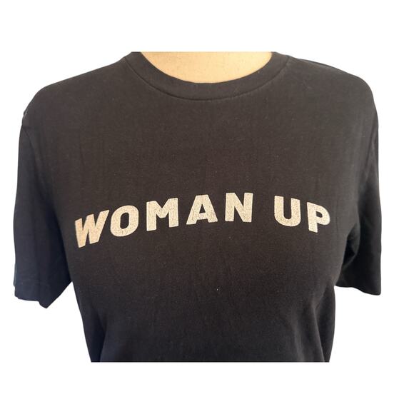 The Spark Co Woman Up black t-shirt sz L - Picture 2 of 6